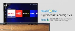 LED TVs Upto 49% Off + 10% off on Rs. 9999 + Airtel DTH HD+ Rs. 749 at Flipkart